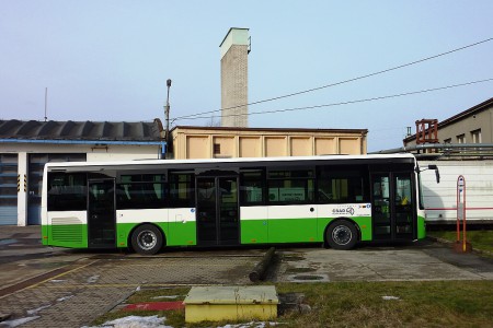 Sviadnov, garáže ČSAD FM, leden 2015